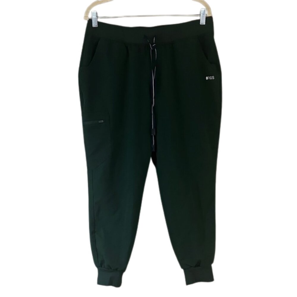 Figs Deep Green Jogger Medical Nurse Scrubs - Technical Collection with Pockets